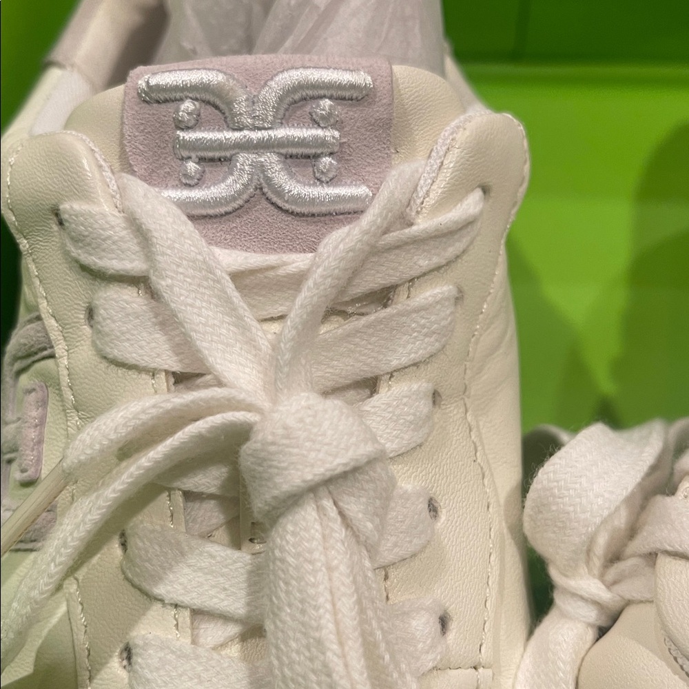 Sam Edelman Tenny white leather sneakers sz 6 M - Picture 8 of 9